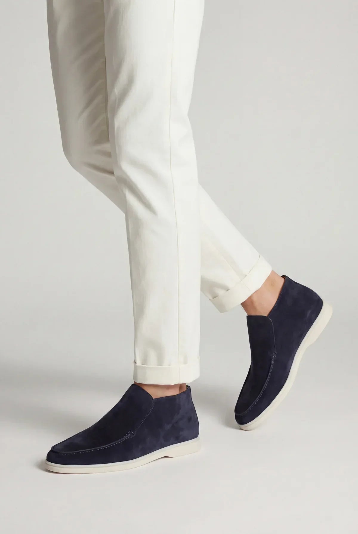 Moreno Suede City Loafer Navy