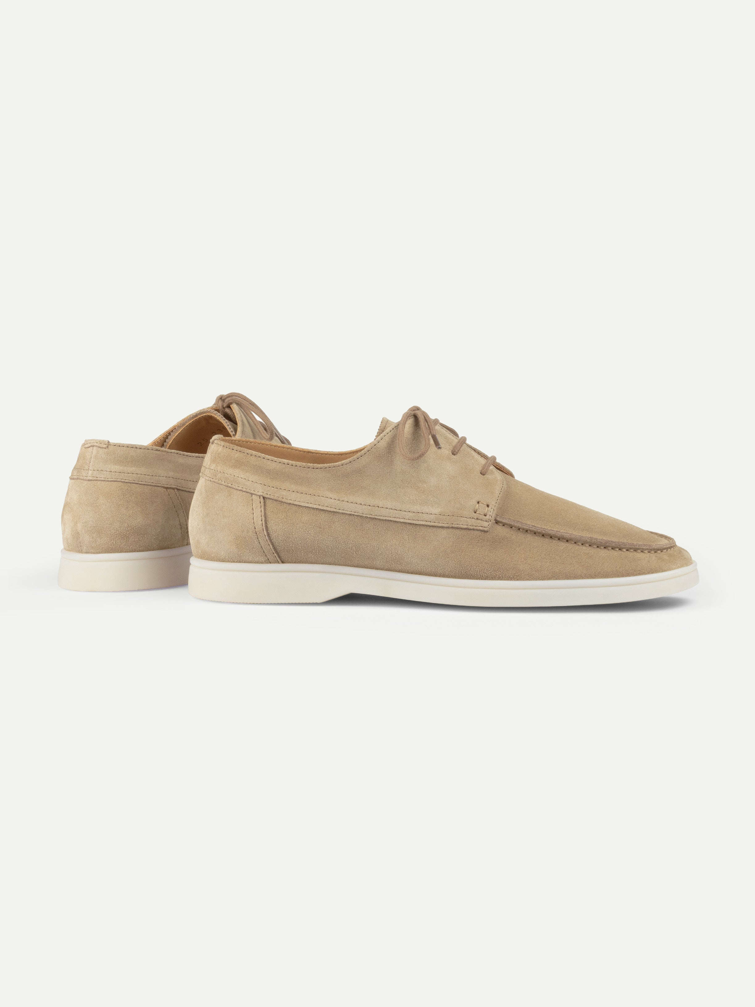 Dark Taupe Boat Loafers
