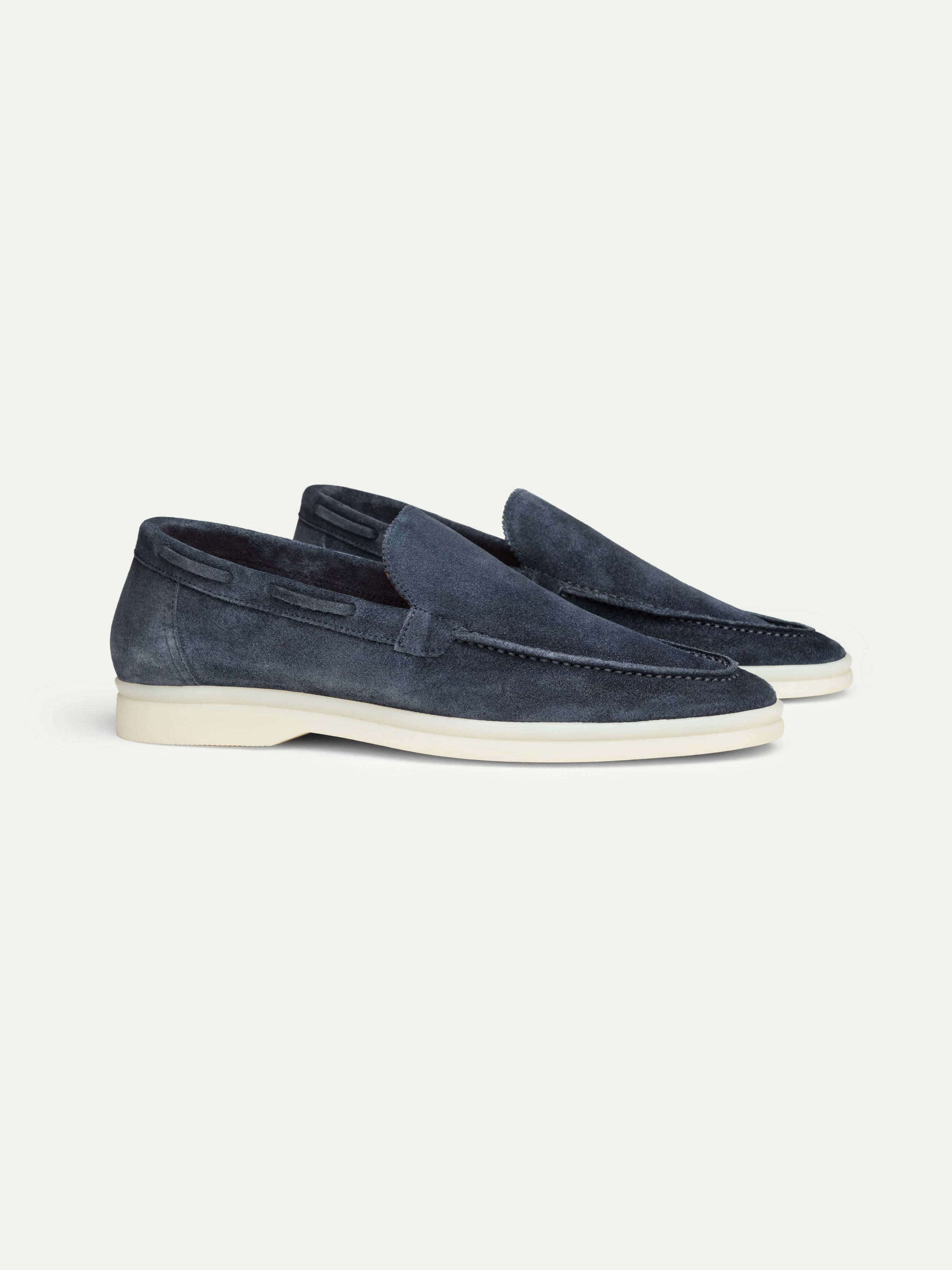 Lady Steel Blue Amalfi Loafers — view 1
