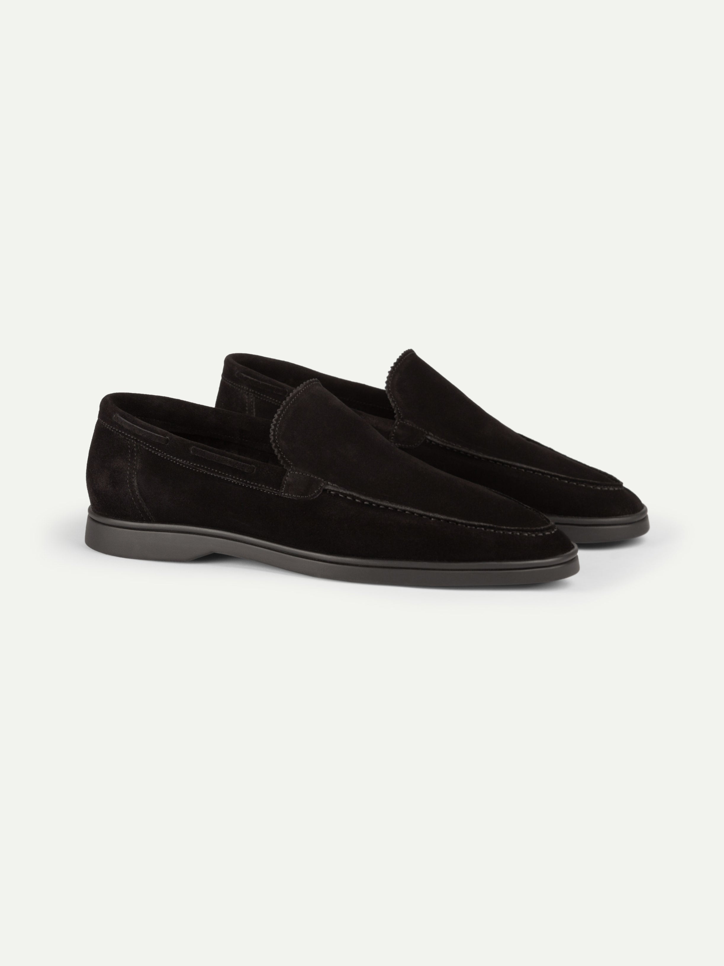 Black Amalfi Loafers — view 1