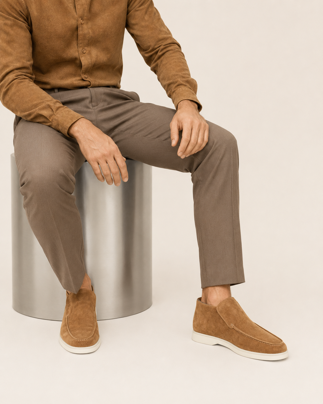 Moreno Suede City Loafer Camel