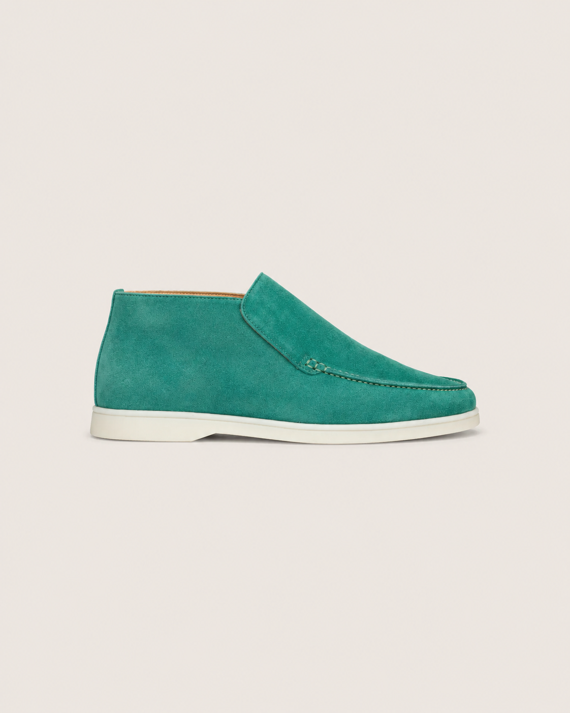 Moreno Suede Milano Loafer Emerald — view 1