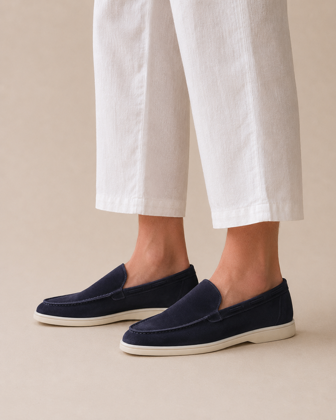 Lady Navy Yacht Loafer