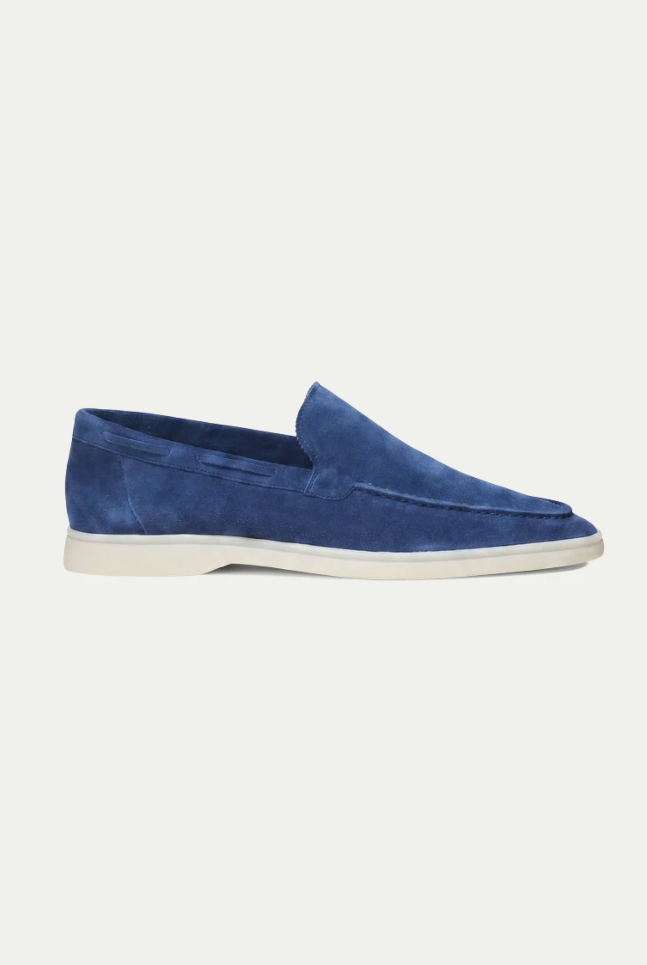 Moreno Classic Suede Loafer Royal Blue — view 1
