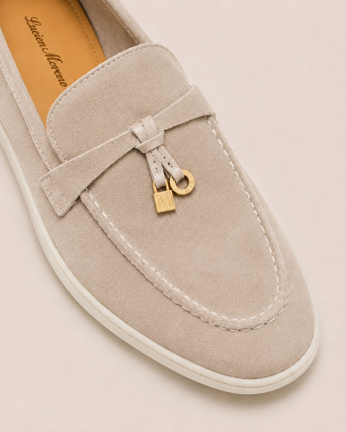 Lady Apricot Buckle Loafer