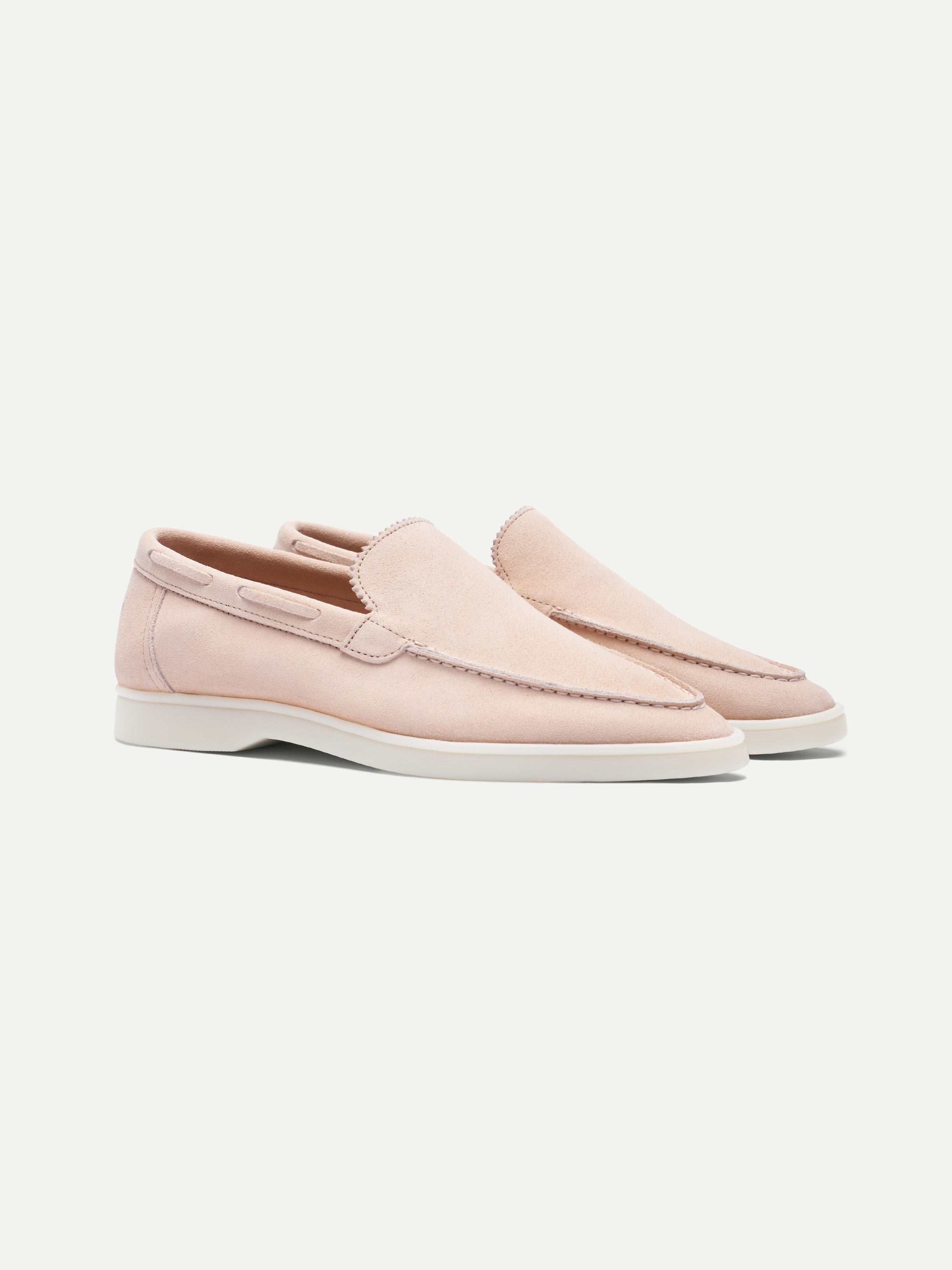 Lady Soft Pink Amalfi Loafers — view 1