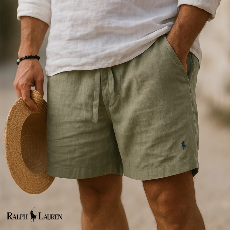R.L Heritage Linen Capri Shorts