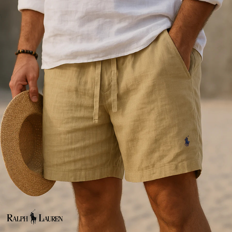 R.L Heritage Linen Capri Shorts
