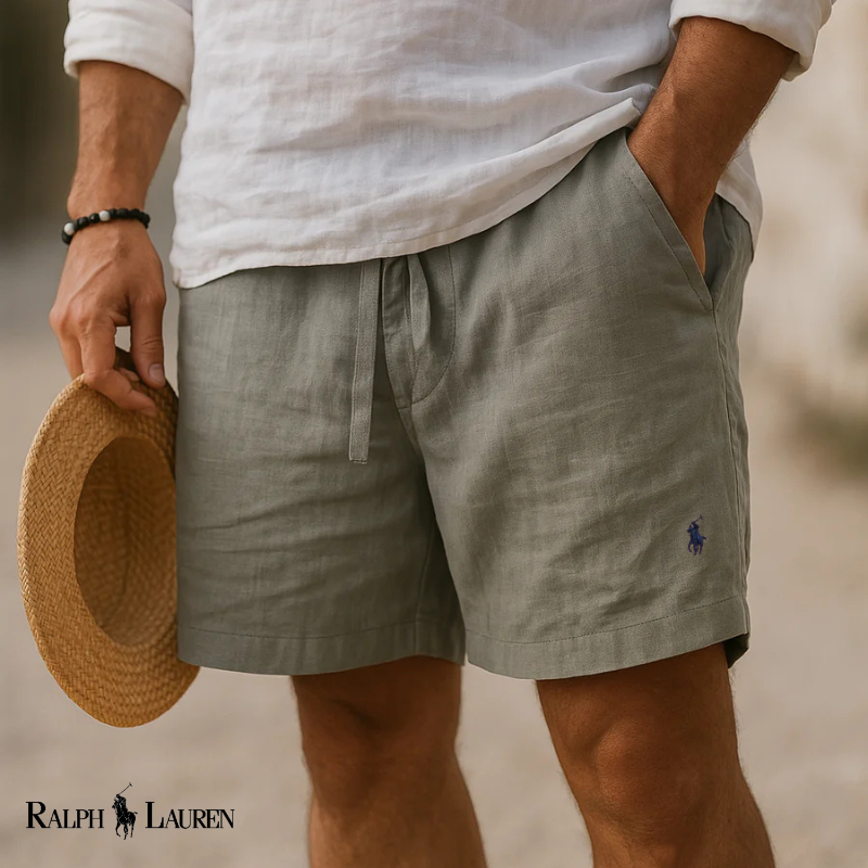 R.L Heritage Linen Capri Shorts