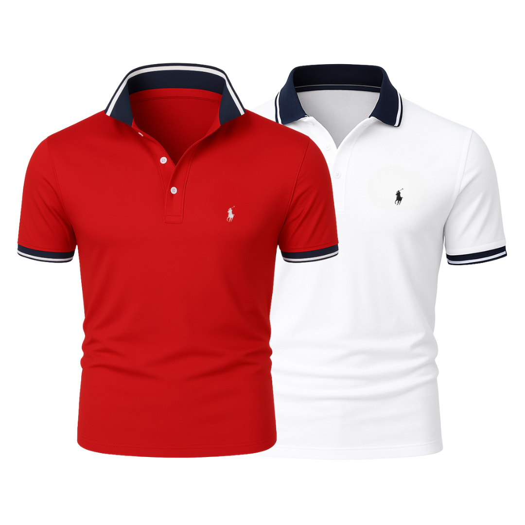 R.L (BUY 1, GET 2) - Premiere Polo Shirt Kit – Professional Line (2-Pack)