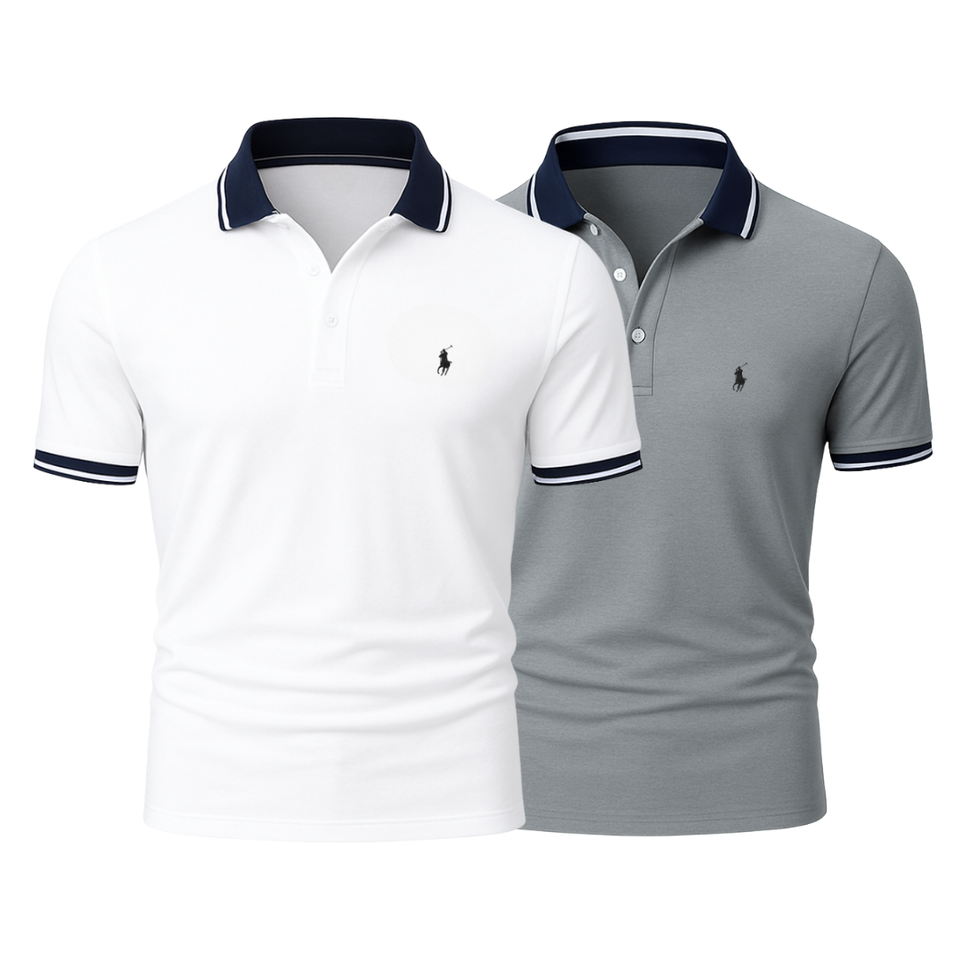 R.L (BUY 1, GET 2) - Premiere Polo Shirt Kit – Professional Line (2-Pack)