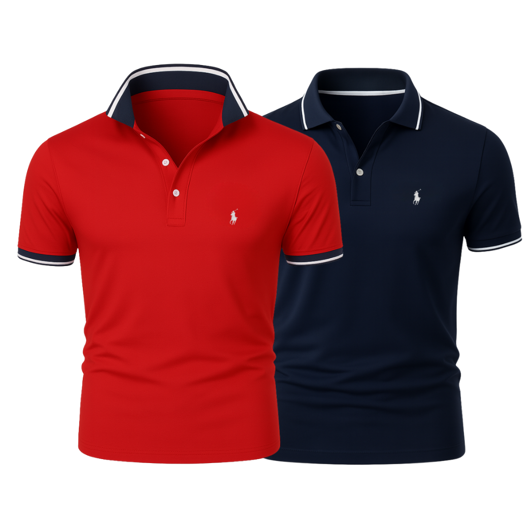R.L (BUY 1, GET 2) - Premiere Polo Shirt Kit – Professional Line (2-Pack)
