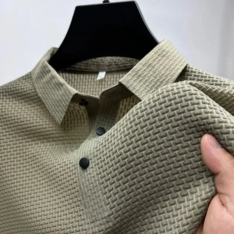 [BUY 1, GET 2] – Ultra Fresh Silk Ice Polo Shirt + FREE Watch