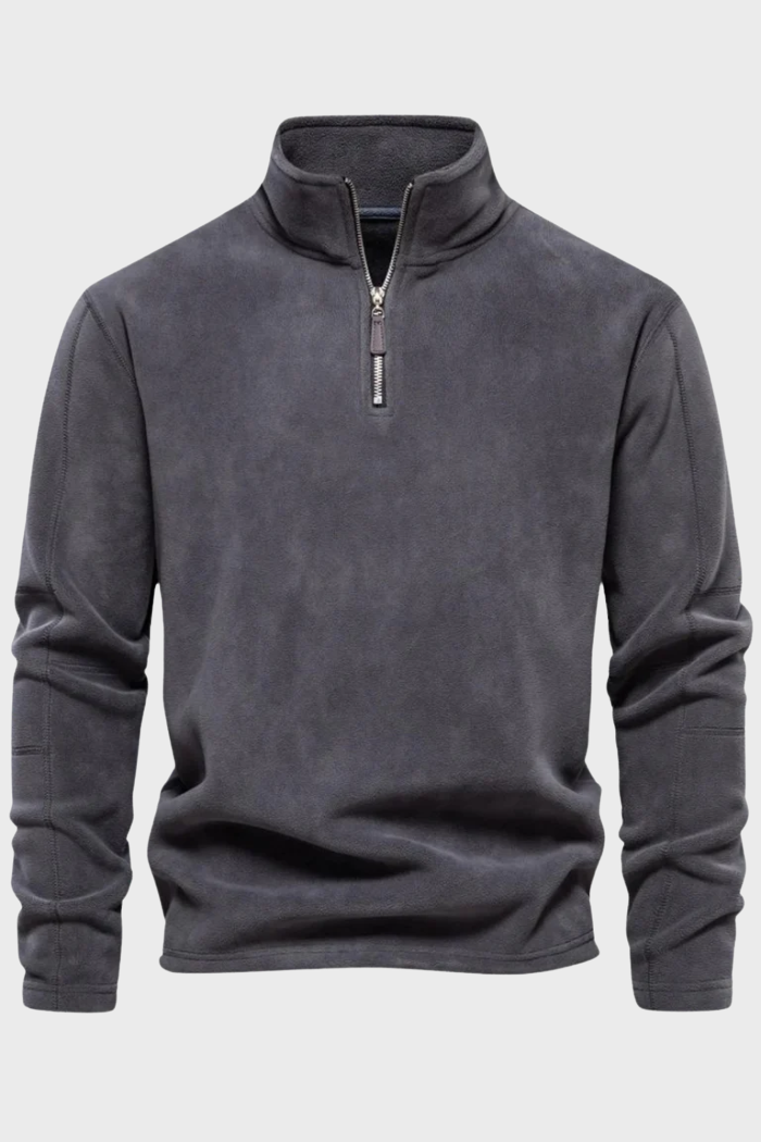 Forth Suède Half-Zip Jas