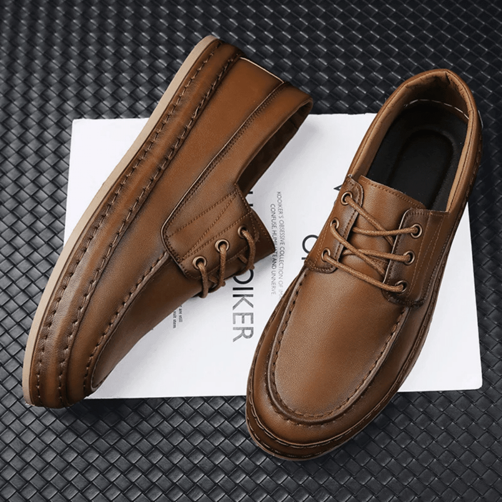 Forth Leather Men's Dockside Moccasin
