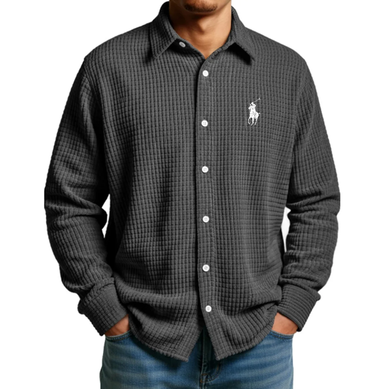 R.L 2026 Comfort Waffle Weave Shirt - Clearance Sale