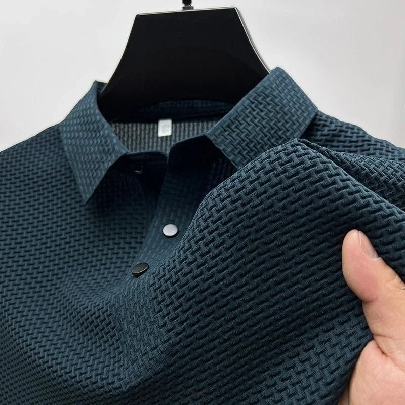 [BUY 1, GET 2] – Ultra Fresh Silk Ice Polo Shirt + FREE Watch