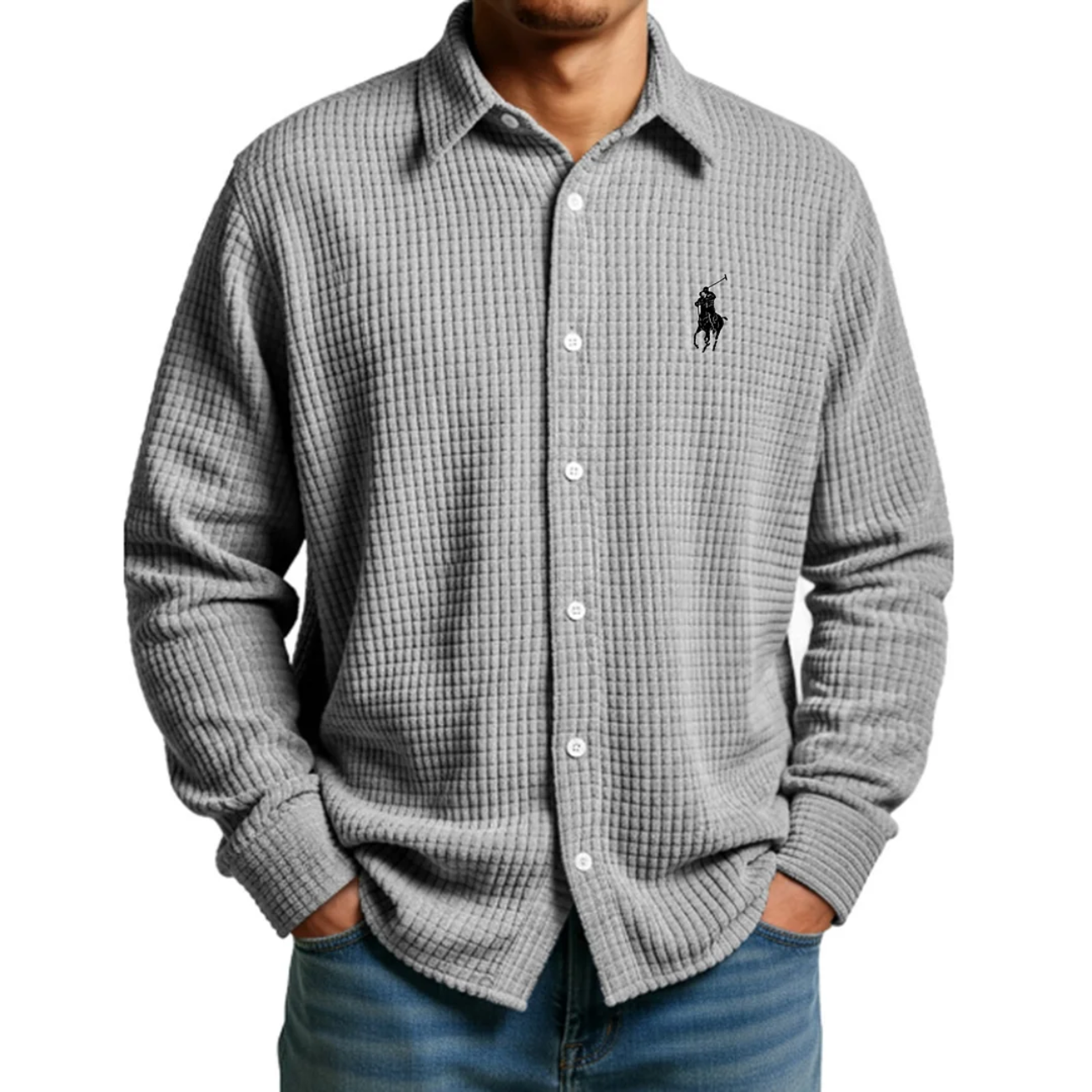 R.L 2026 Comfort Waffle Weave Shirt - Clearance Sale