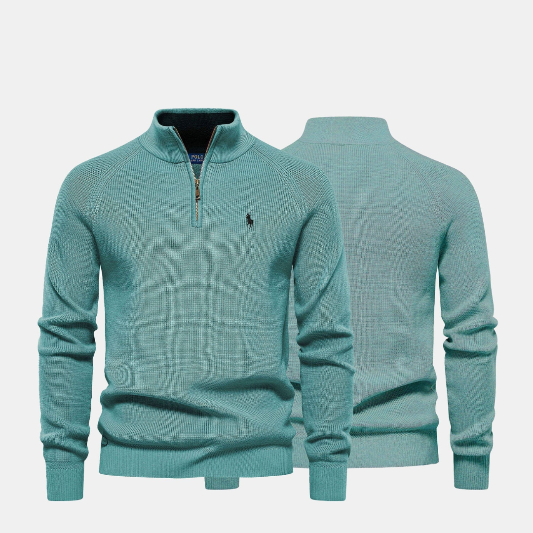 R.L Men's Zip Neck Sweater (Clearance)