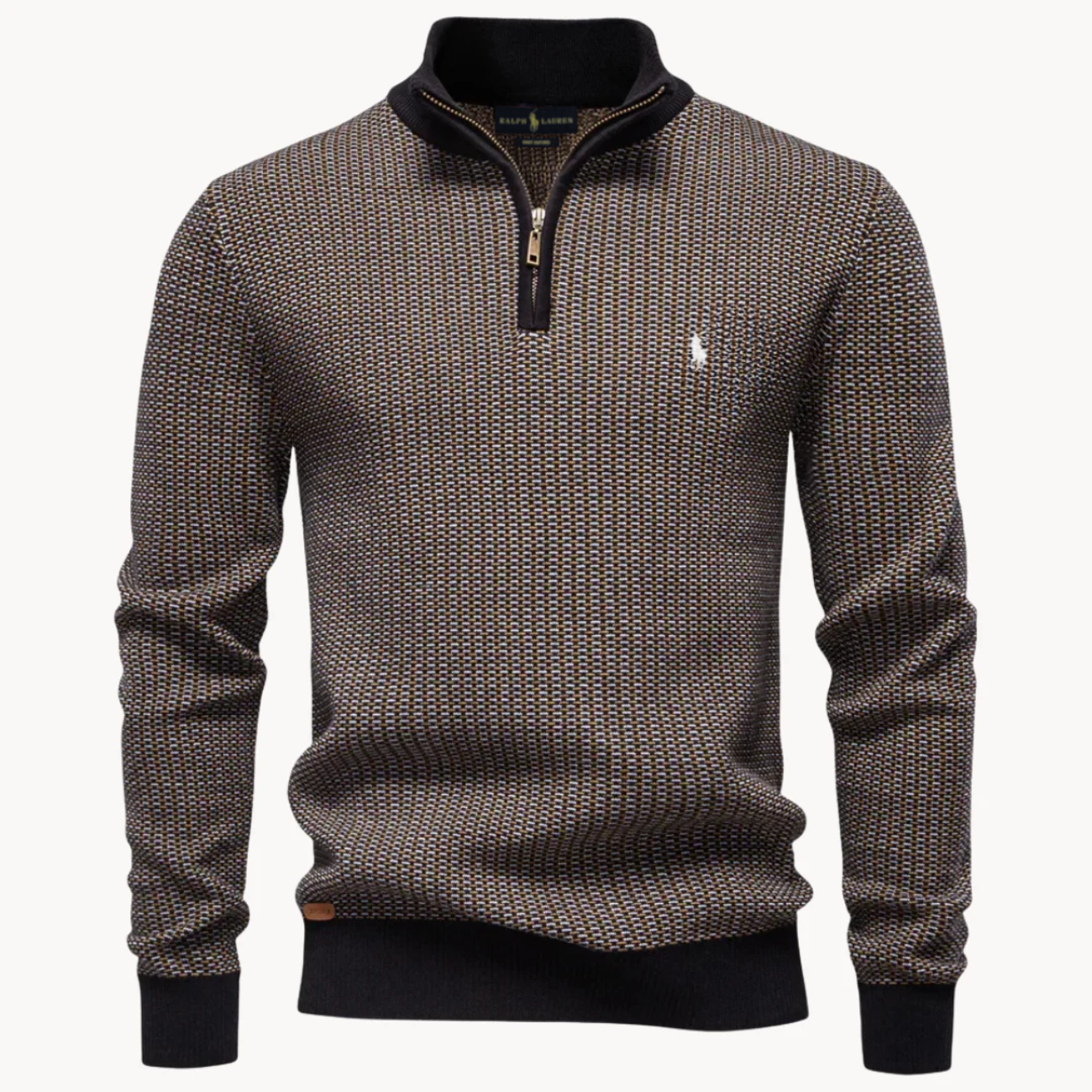 R.L Quarter-Zip Knit Sweater - Clearance Sale