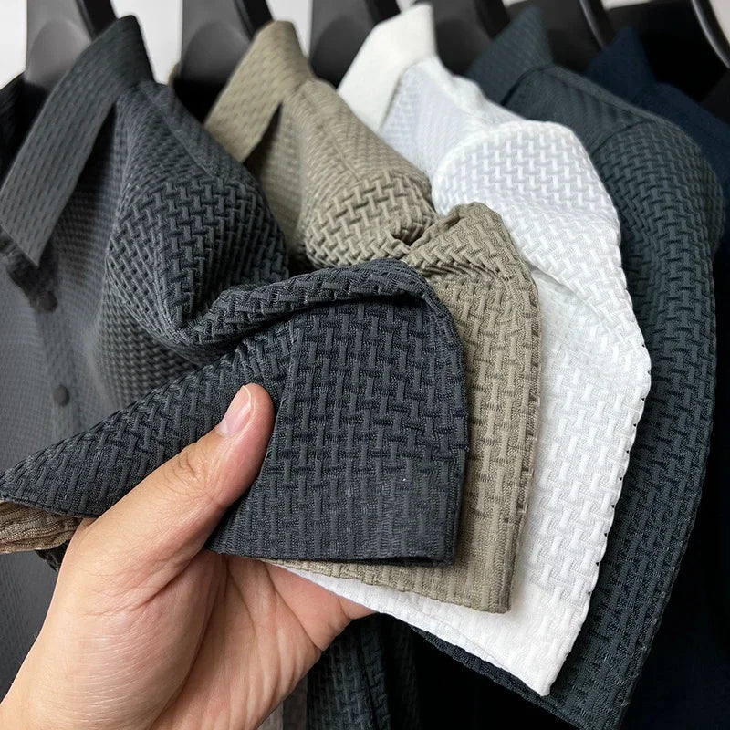 [BUY 1, GET 2] – Ultra Fresh Silk Ice Polo Shirt + FREE Watch