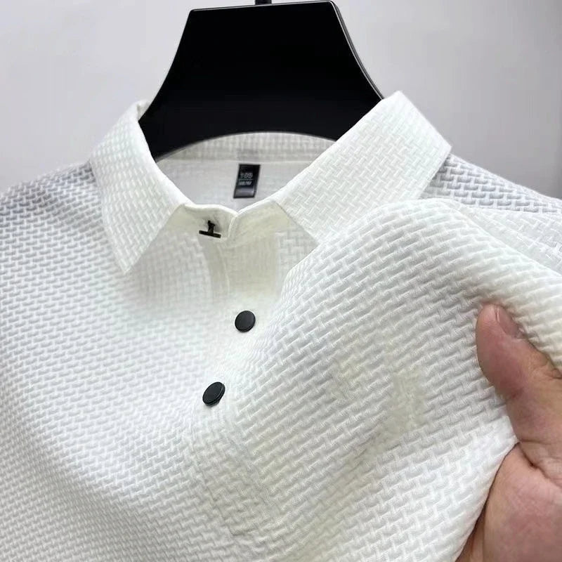[BUY 1, GET 2] – Ultra Fresh Silk Ice Polo Shirt + FREE Watch