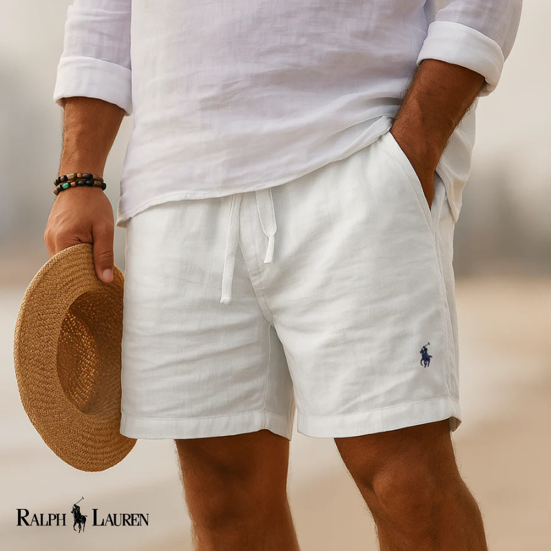 R.L Heritage Linen Capri Shorts