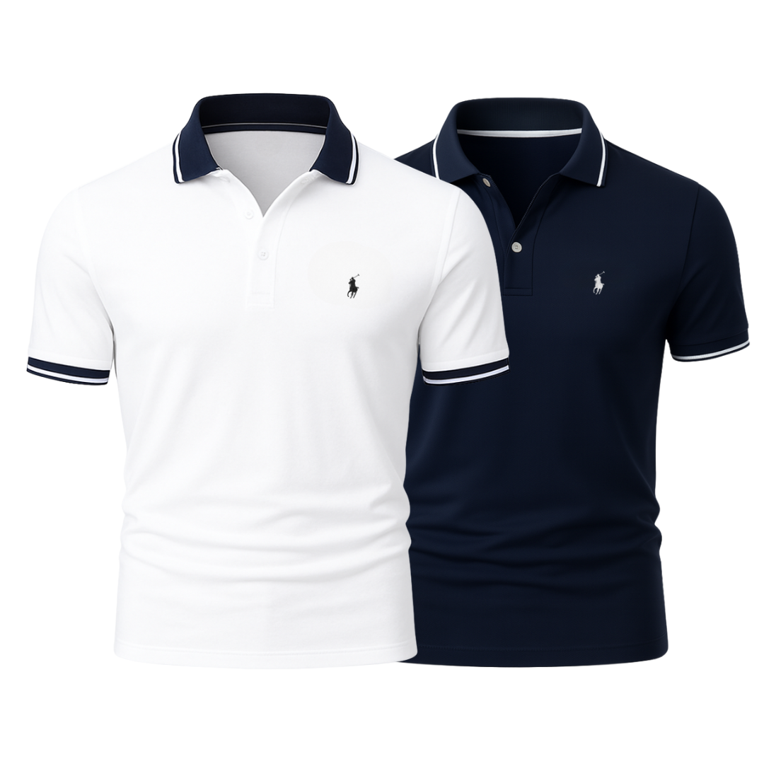 R.L (BUY 1, GET 2) - Premiere Polo Shirt Kit – Professional Line (2-Pack)