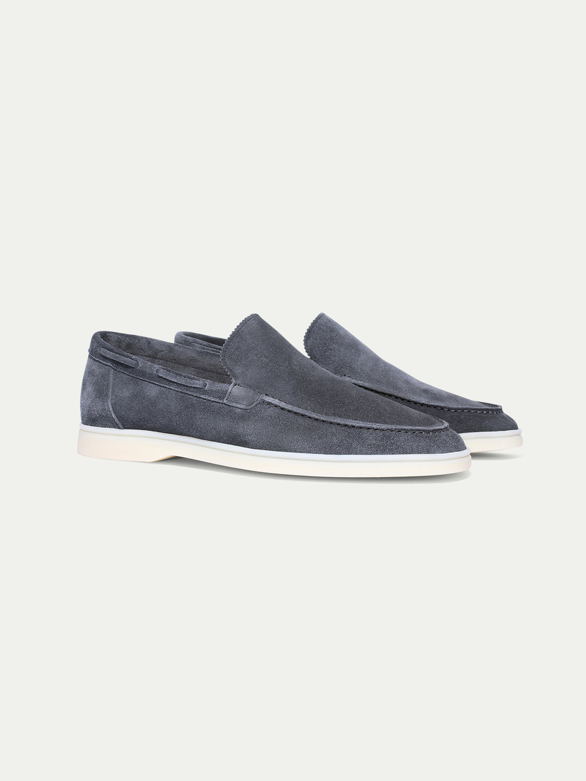 Steel Blue Amalfi Loafers — view 1