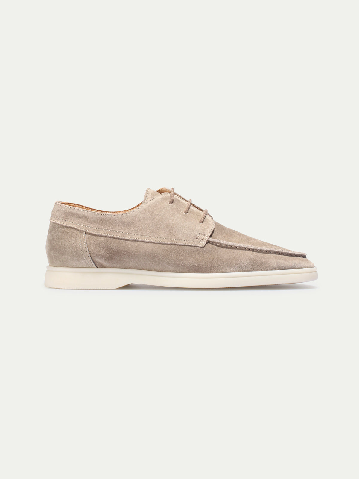 Light Grey Boat Loafers