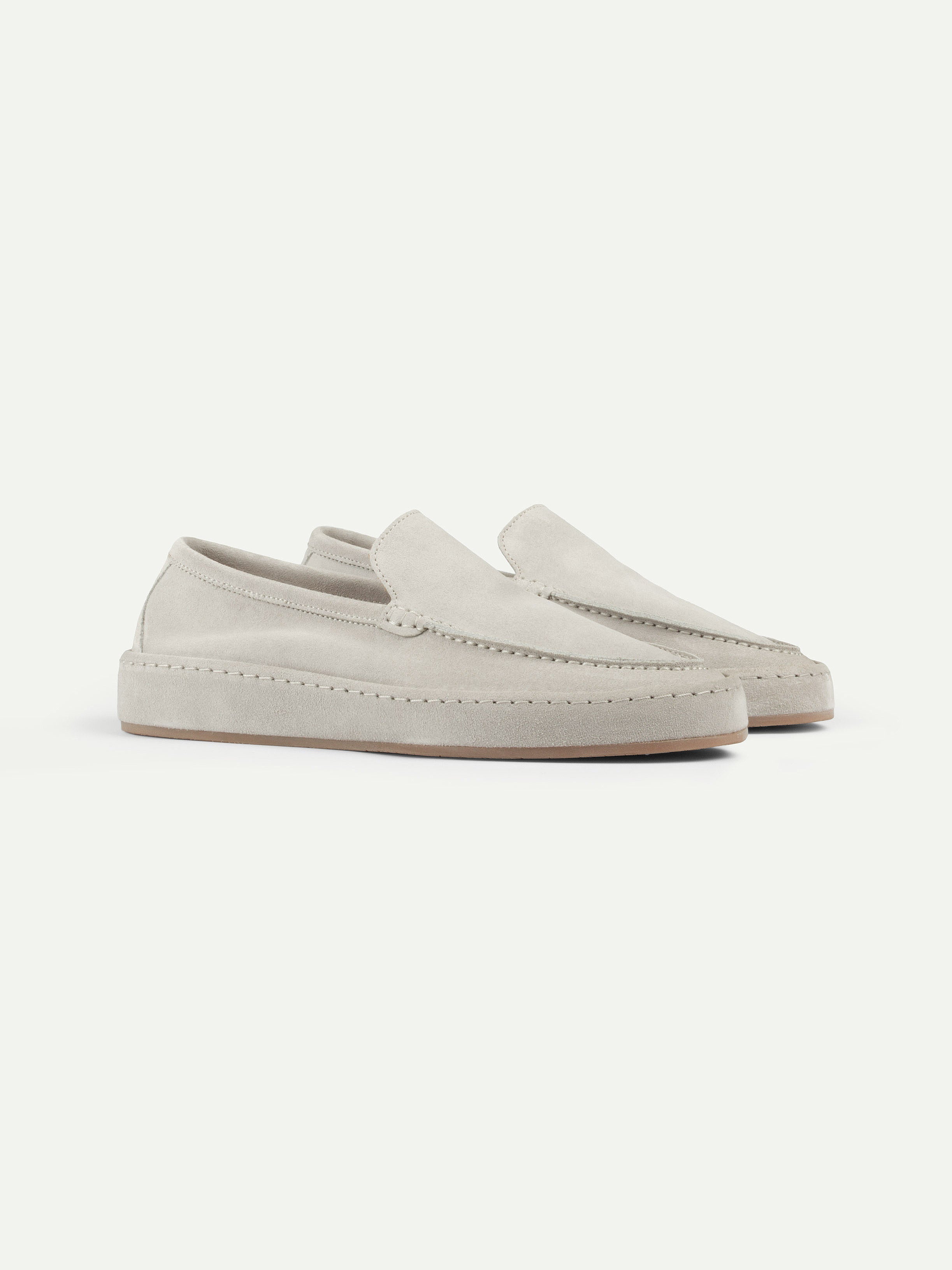 Lady Light Grey Capri Loafer — view 1