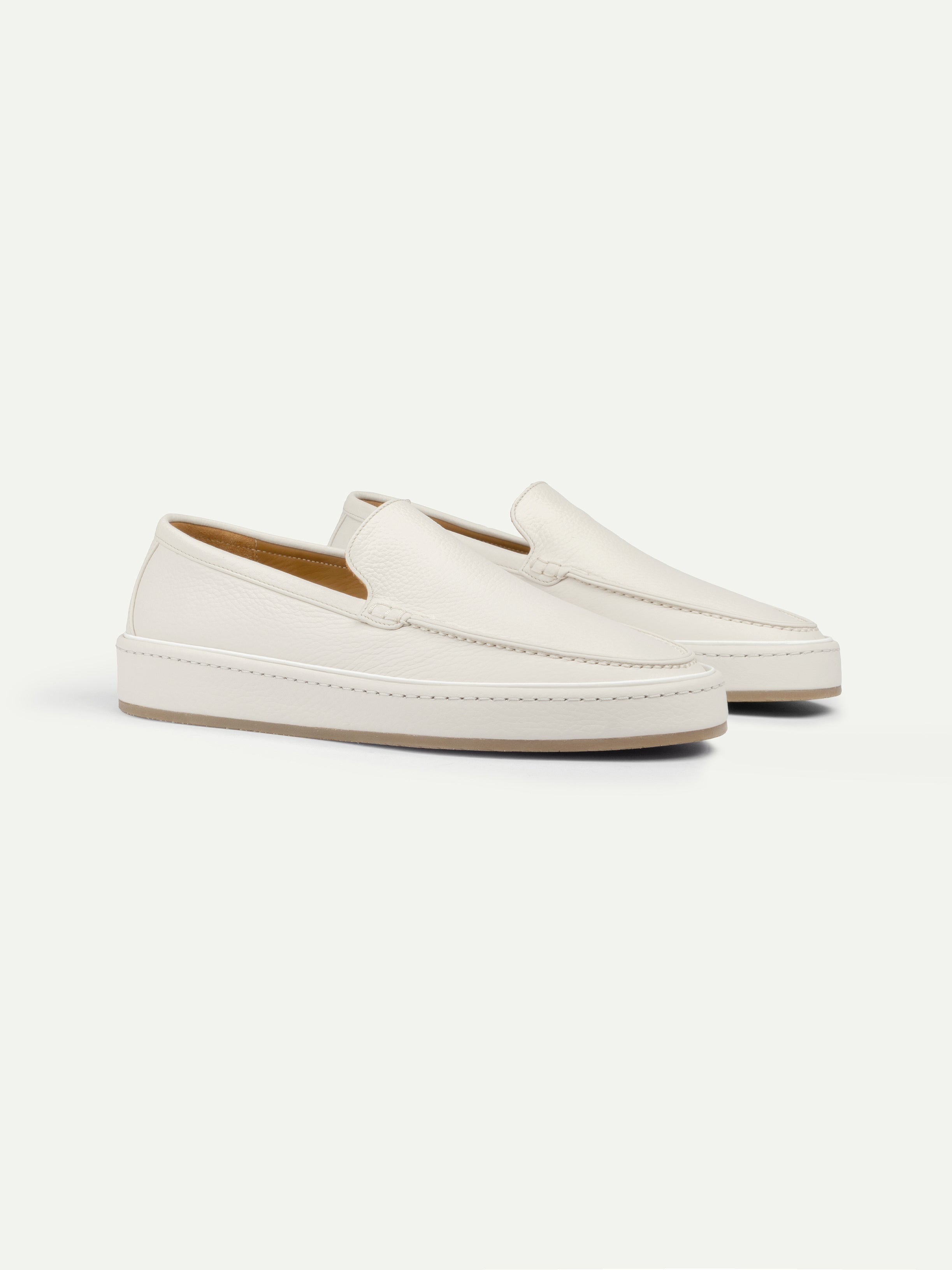 Ivory Grain Capri Loafer — view 1
