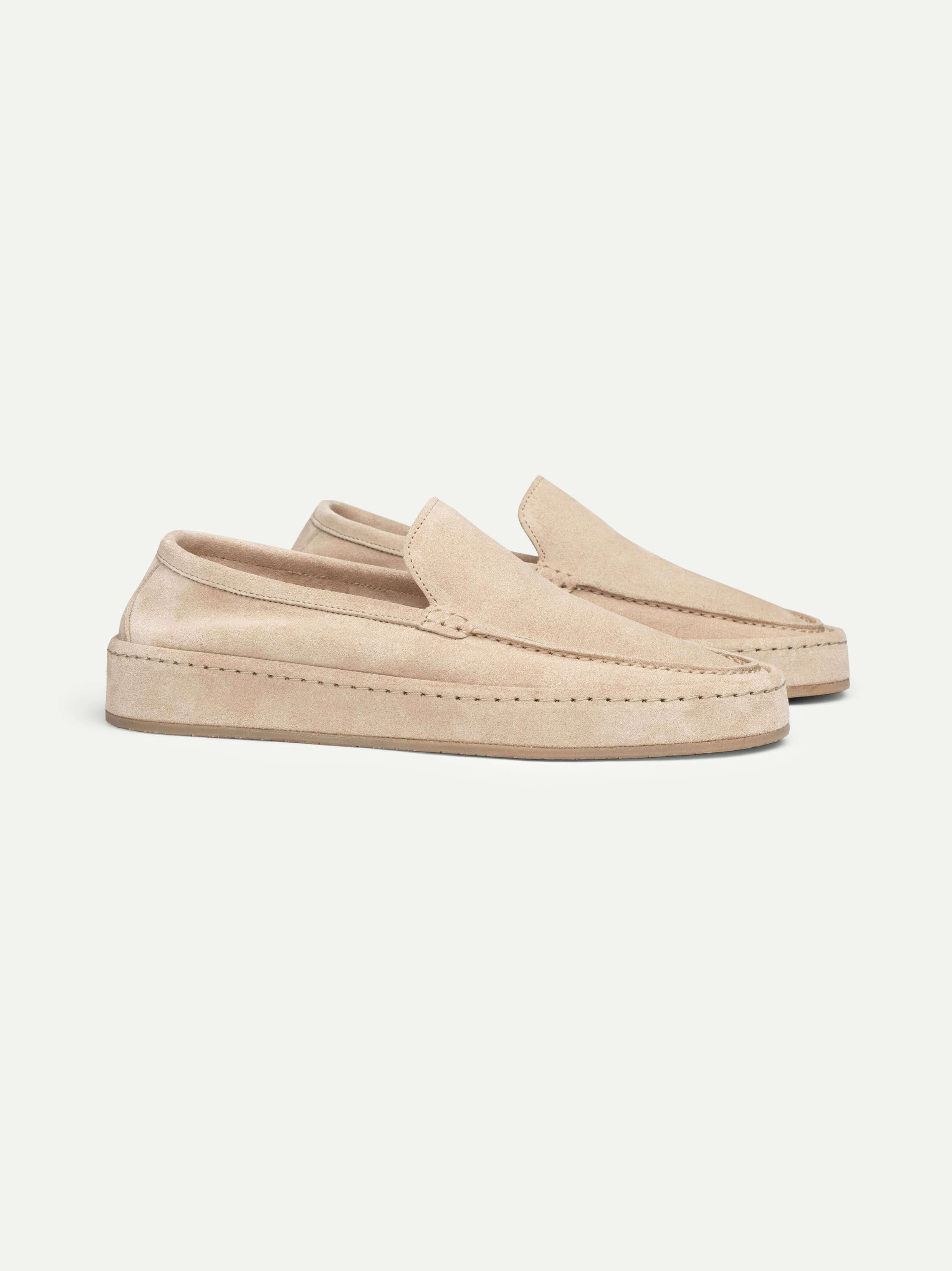 Lady Light Beige Capri Loafer — view 1