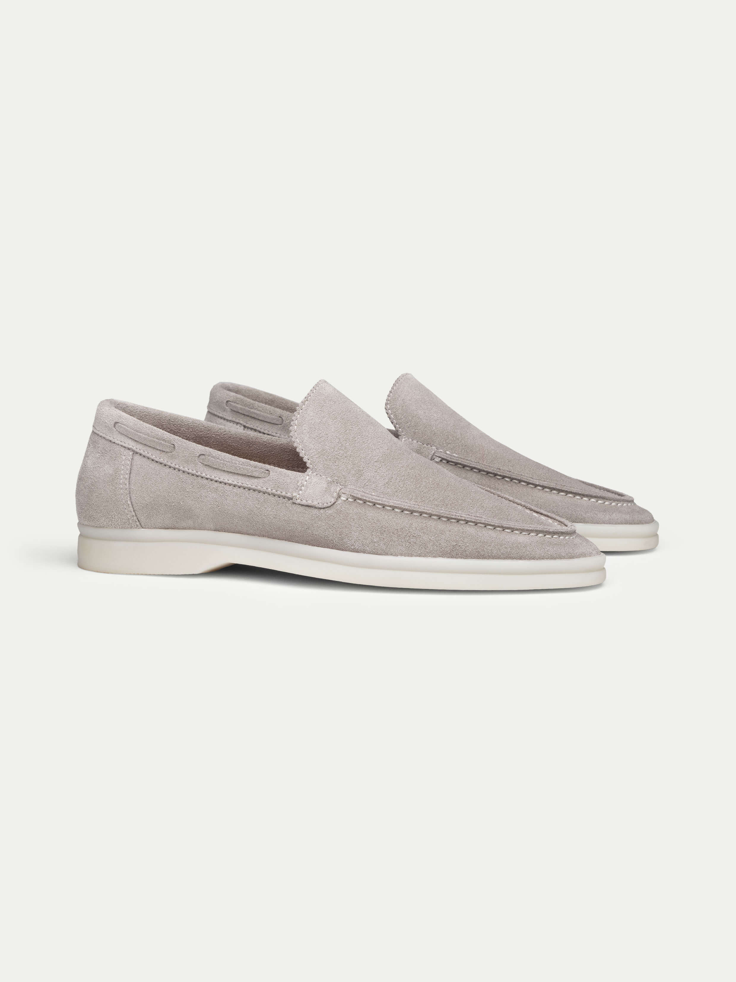 Lady Light Grey Amalfi Loafers — view 1