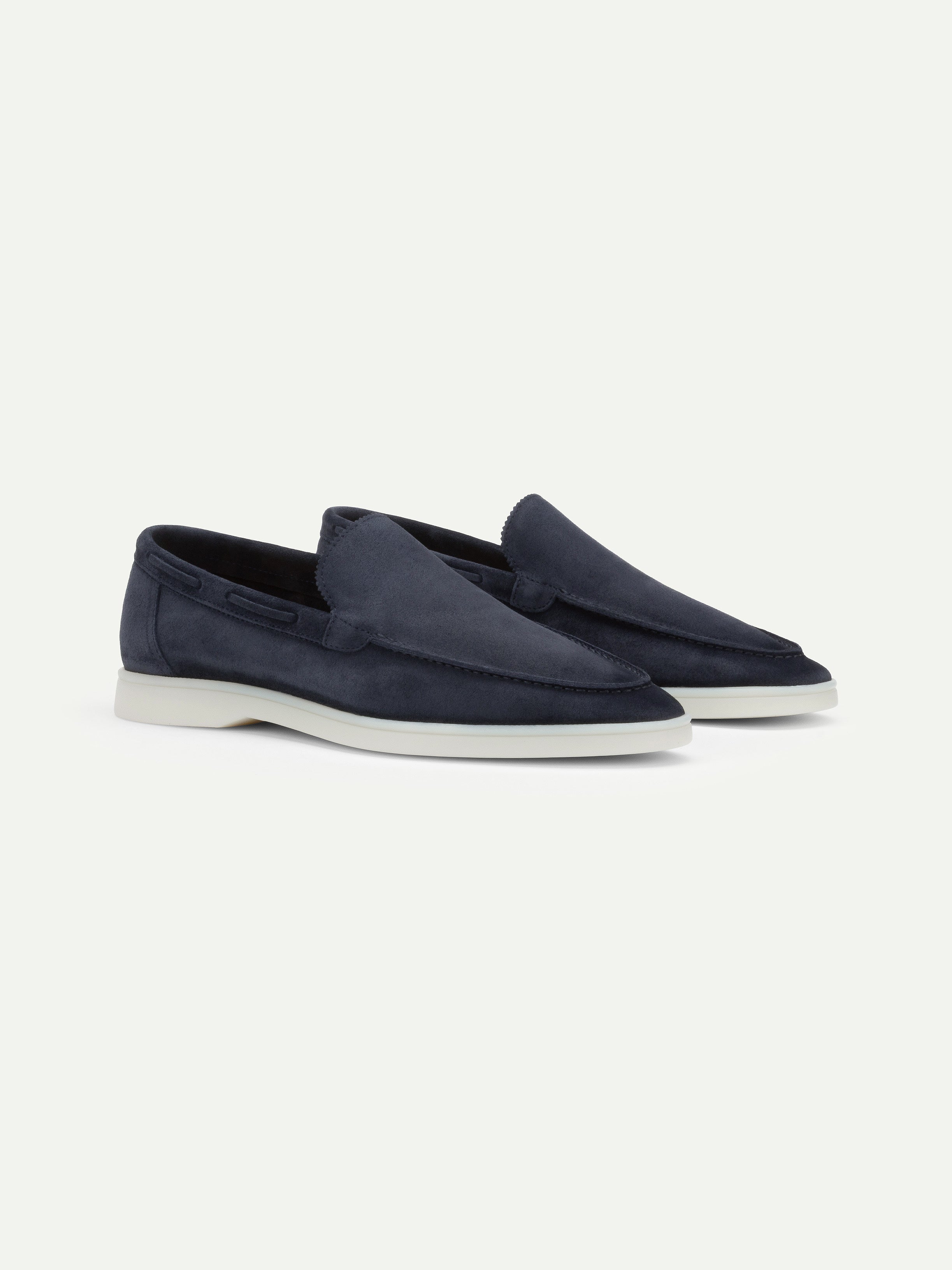 Dark Navy Amalfi Loafers — view 1
