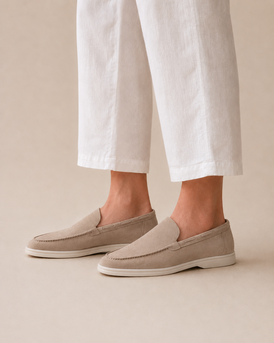 Lady Beige Yacht Loafer