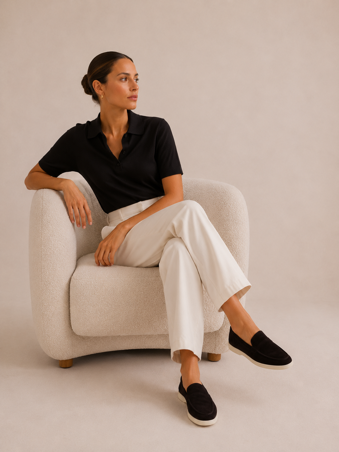 Lady Black Yacht Loafer