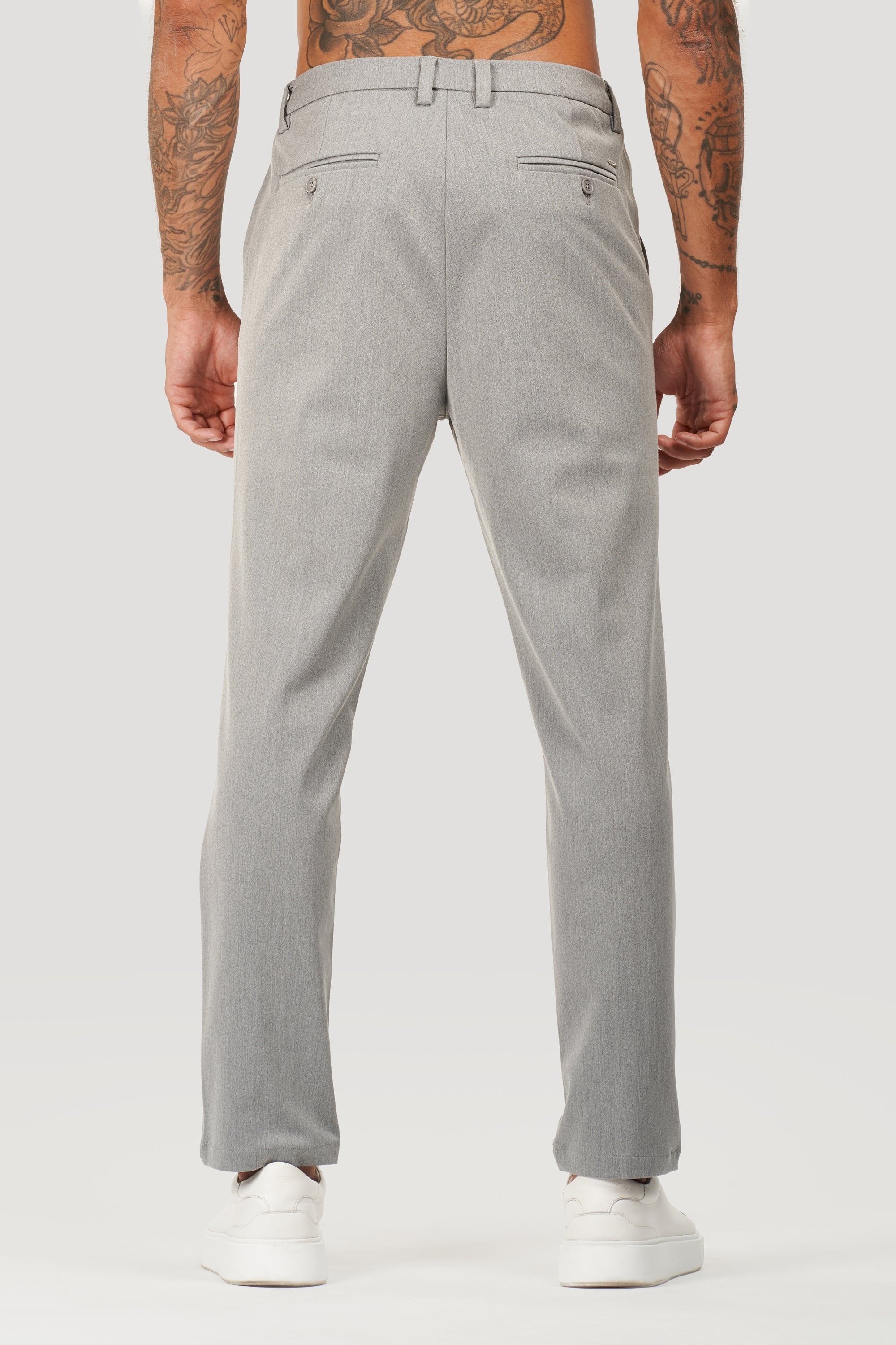Forth Heren Capri Broek op Maat Grijs