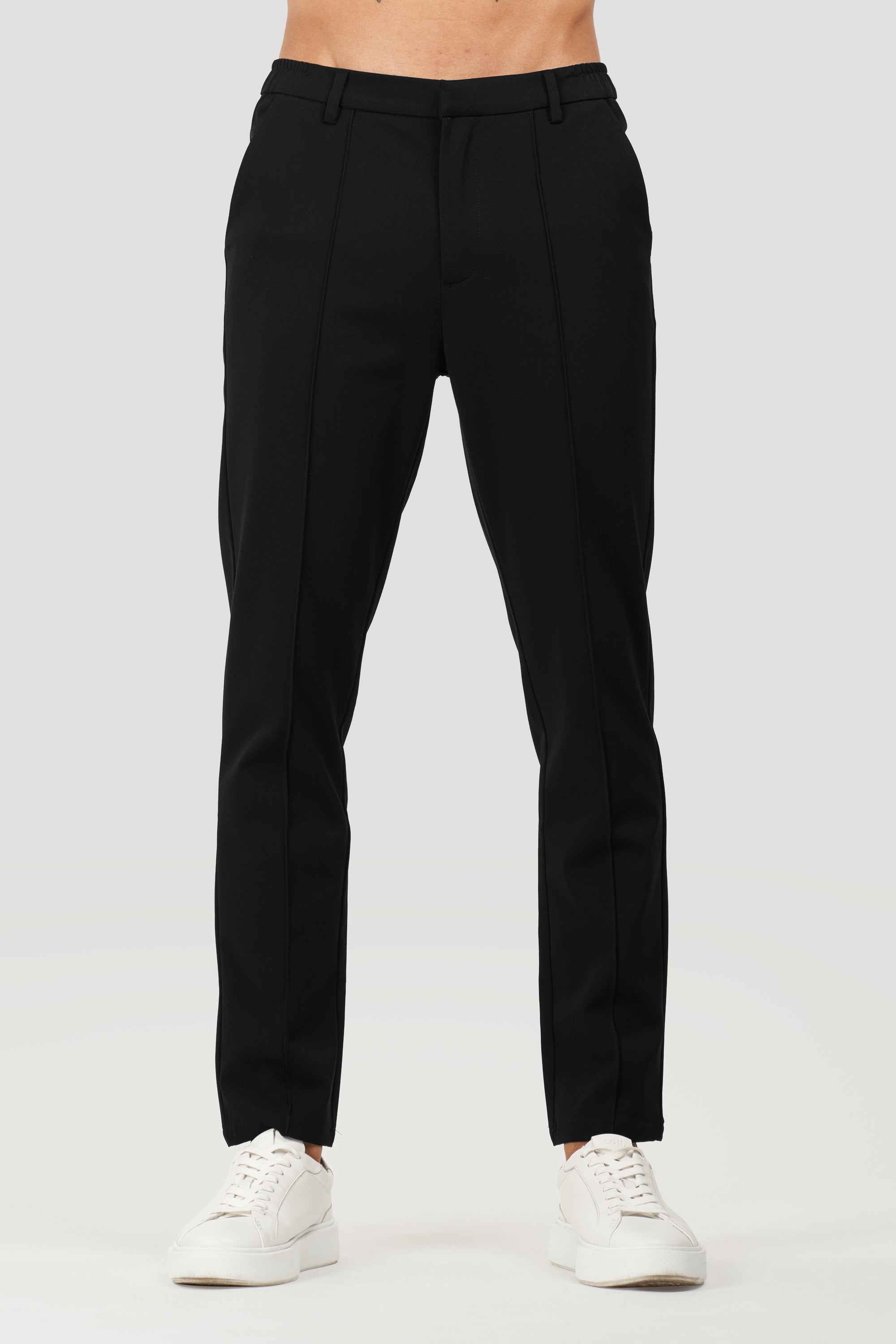 Forth Heren Zwarte Capri Broek op Maat
