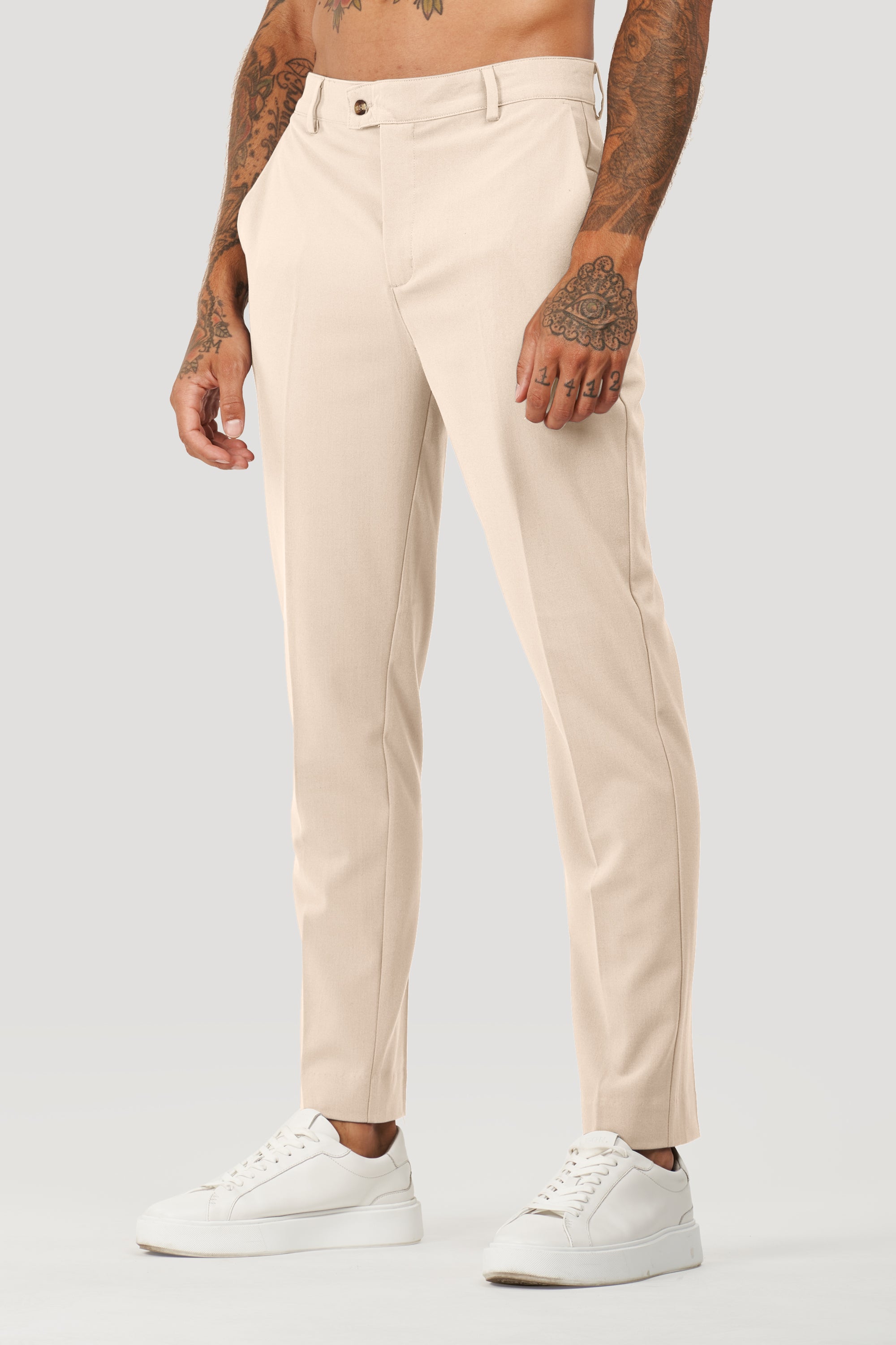 Milano Forth Heren Broek op Maat Beige