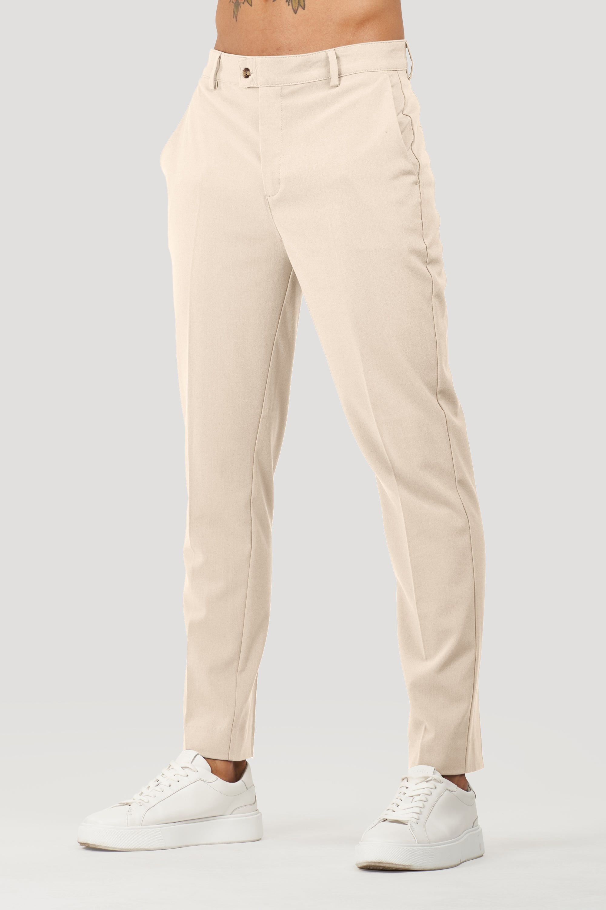 Milano Forth Heren Broek op Maat Beige