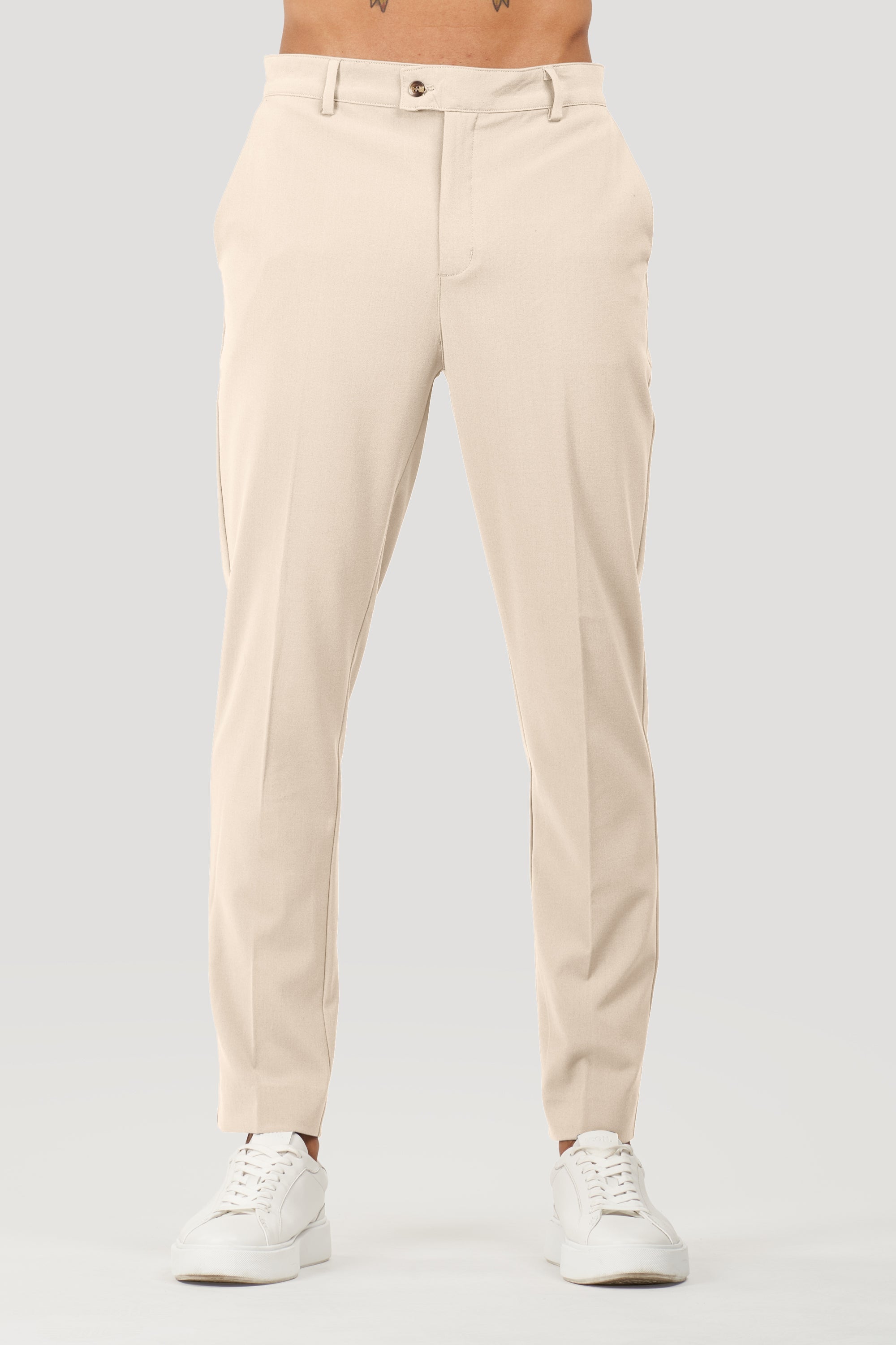 Milano Forth Heren Broek op Maat Beige