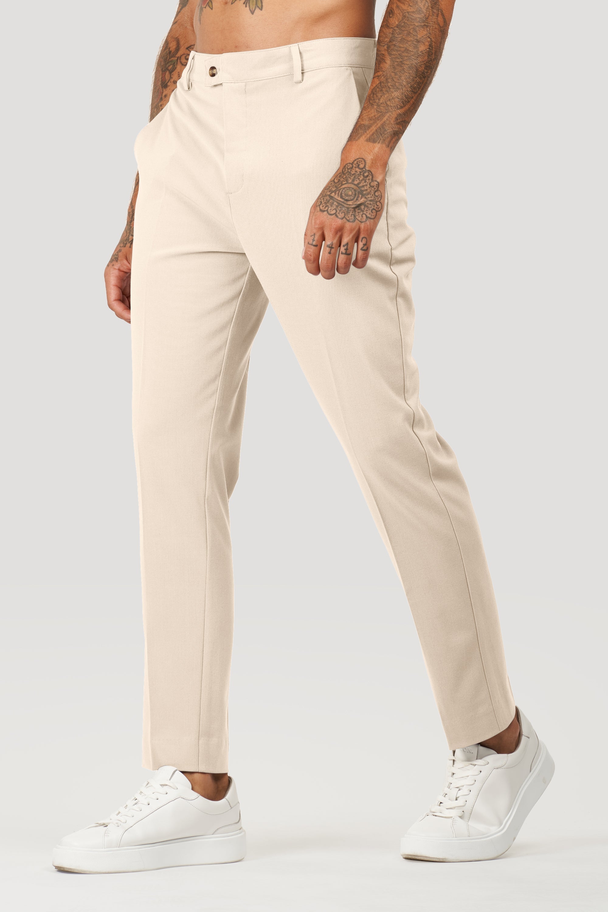 Milano Forth Heren Broek op Maat Beige