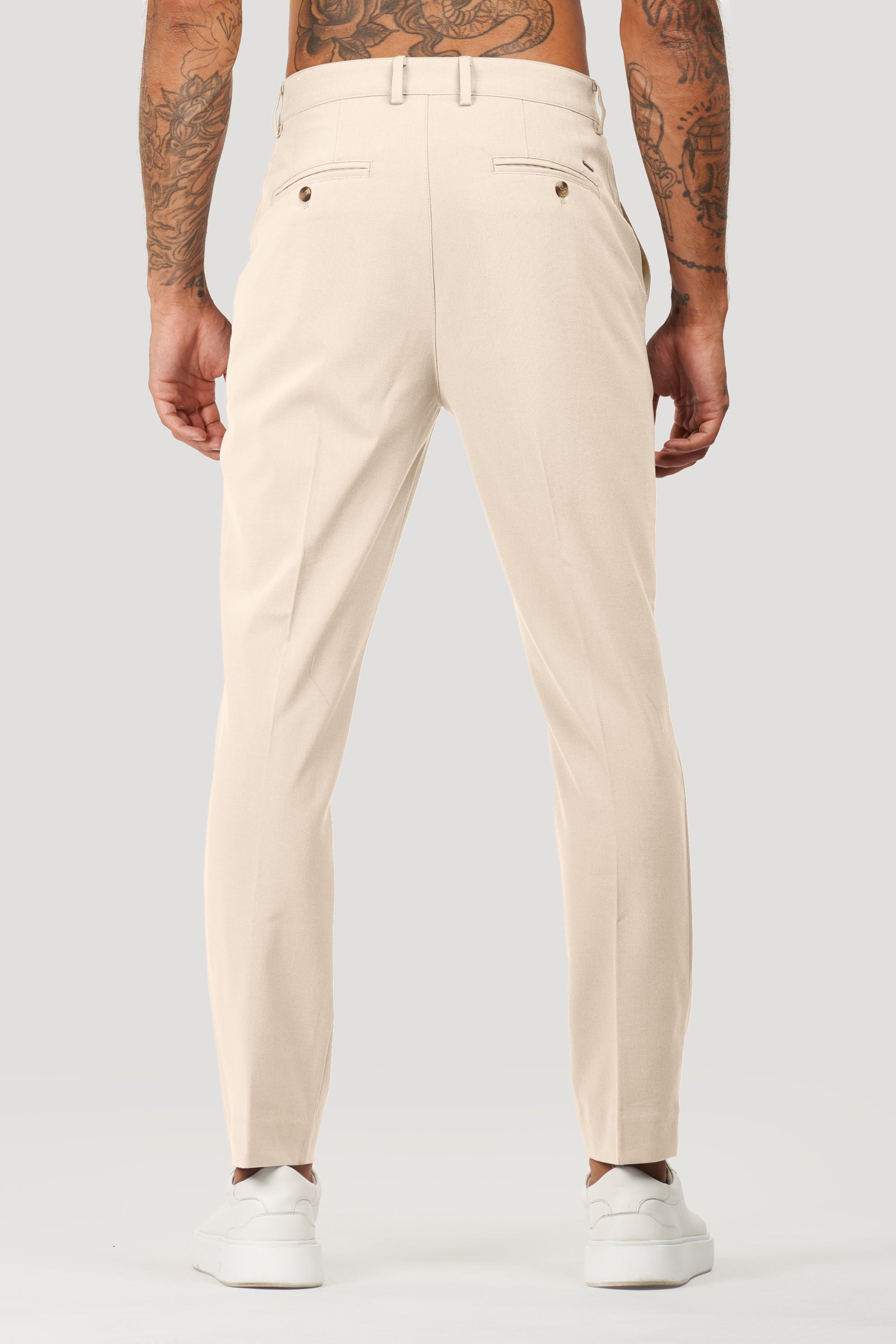 Milano Forth Heren Broek op Maat Beige