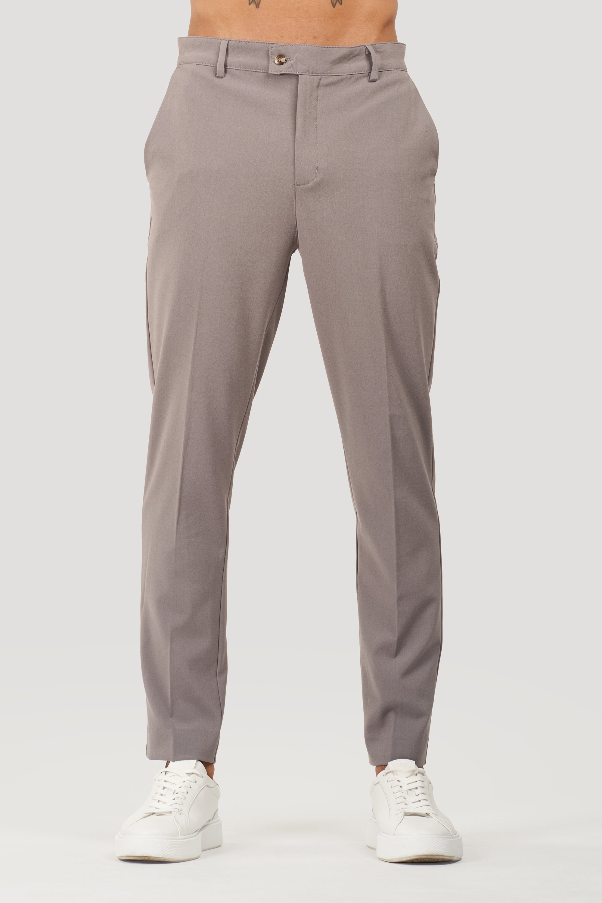Milano Forth Heren Broek op Maat Grijs