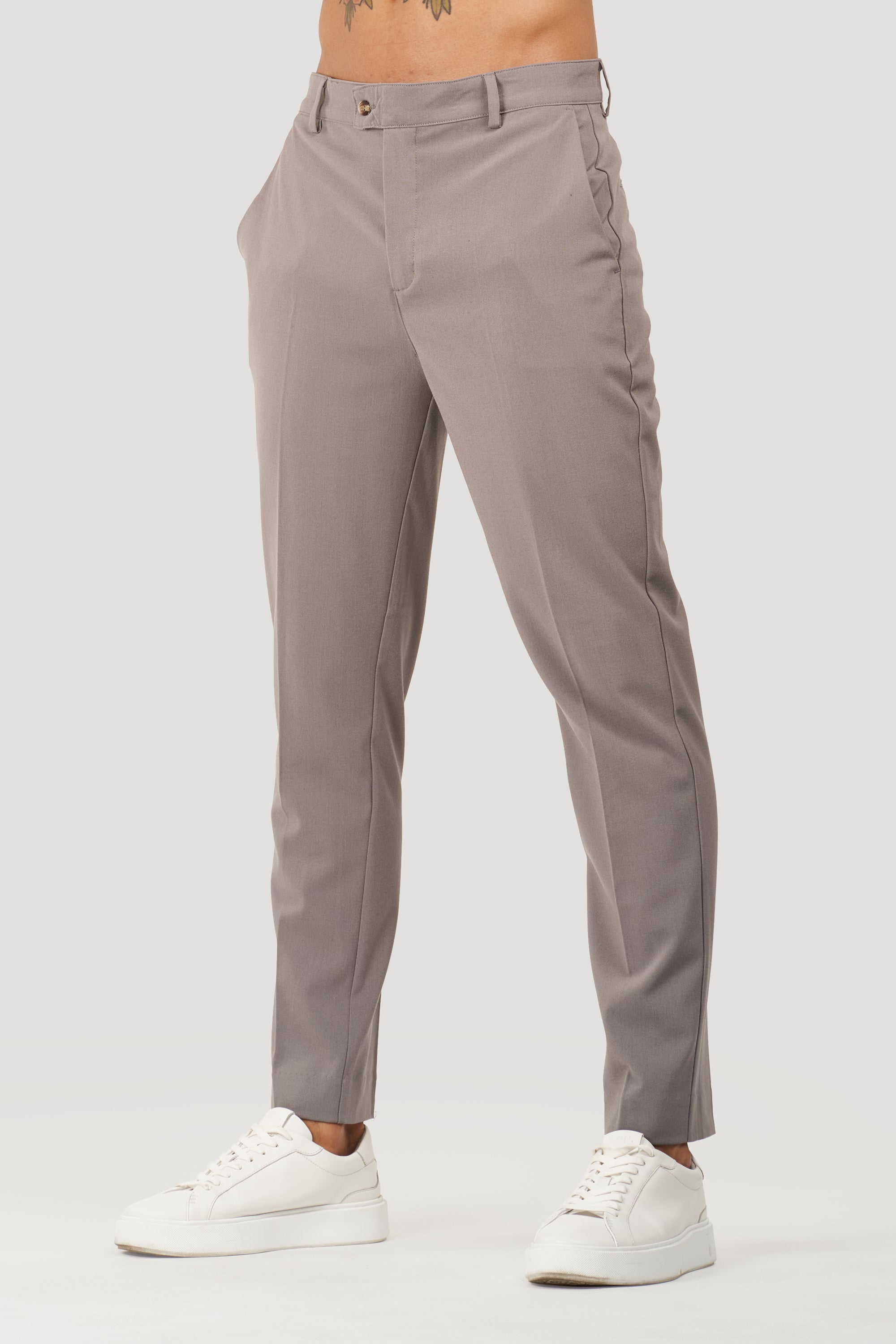 Milano Forth Heren Broek op Maat Grijs