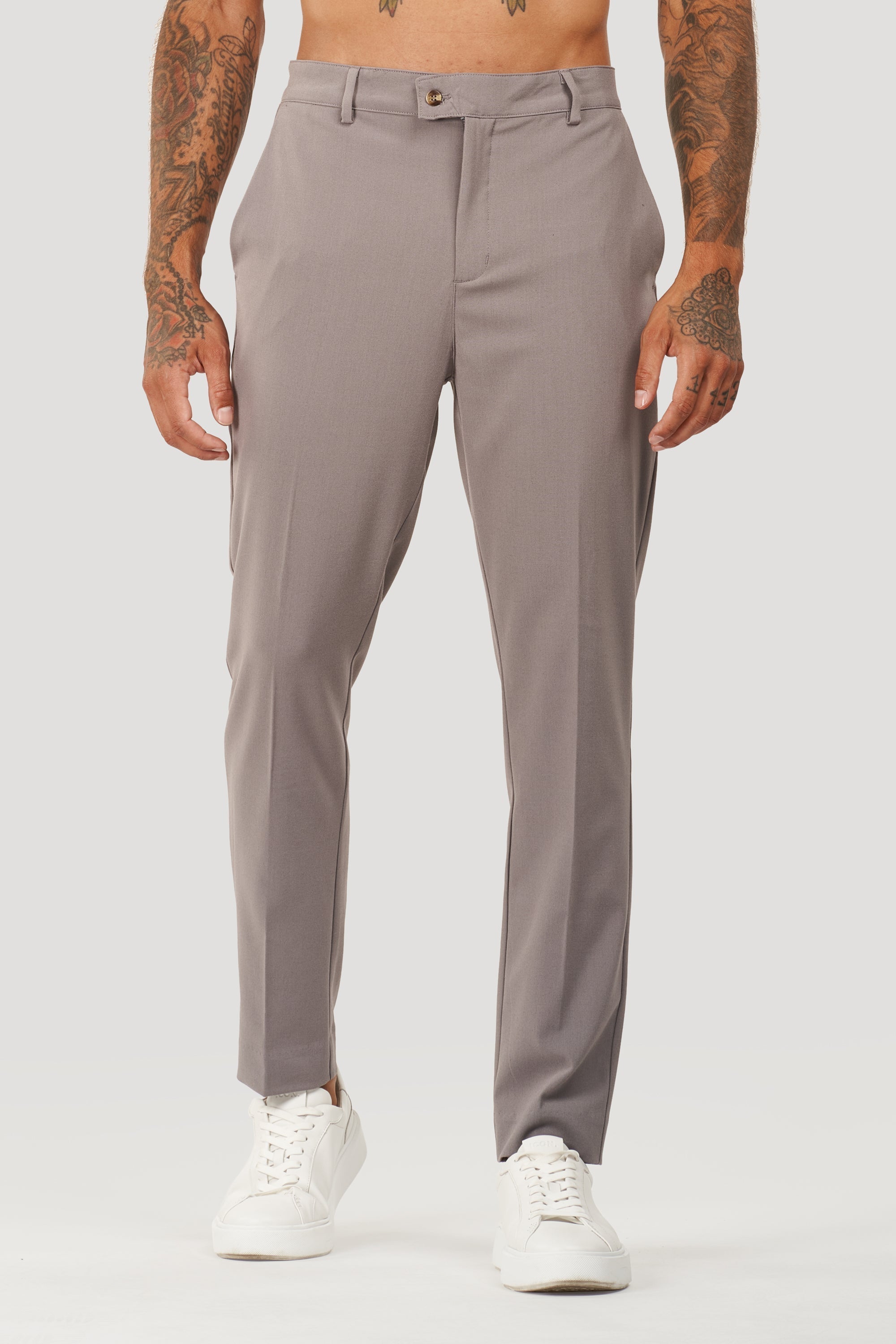Milano Forth Heren Broek op Maat Grijs