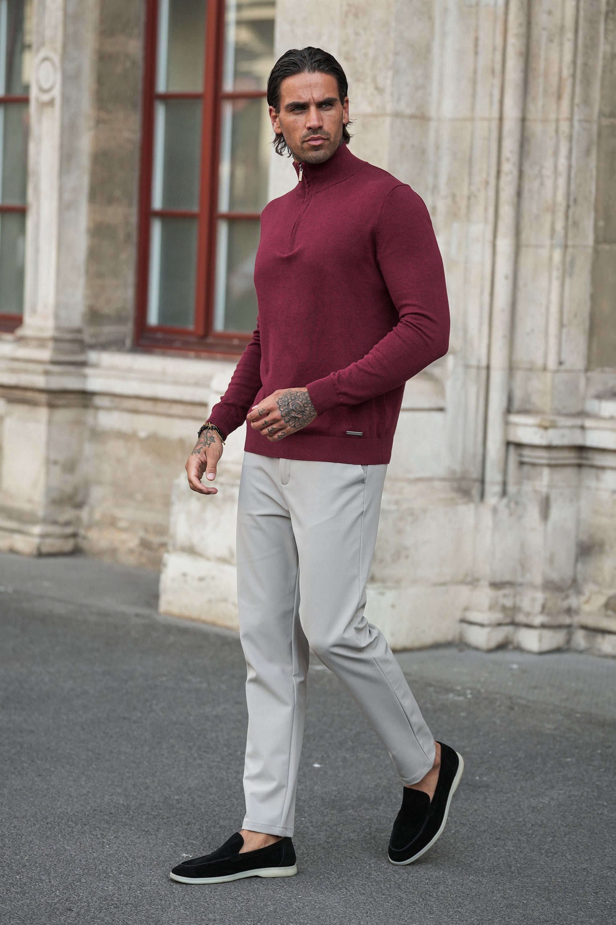 Heren Tailoring Broek Tech Forth Beige