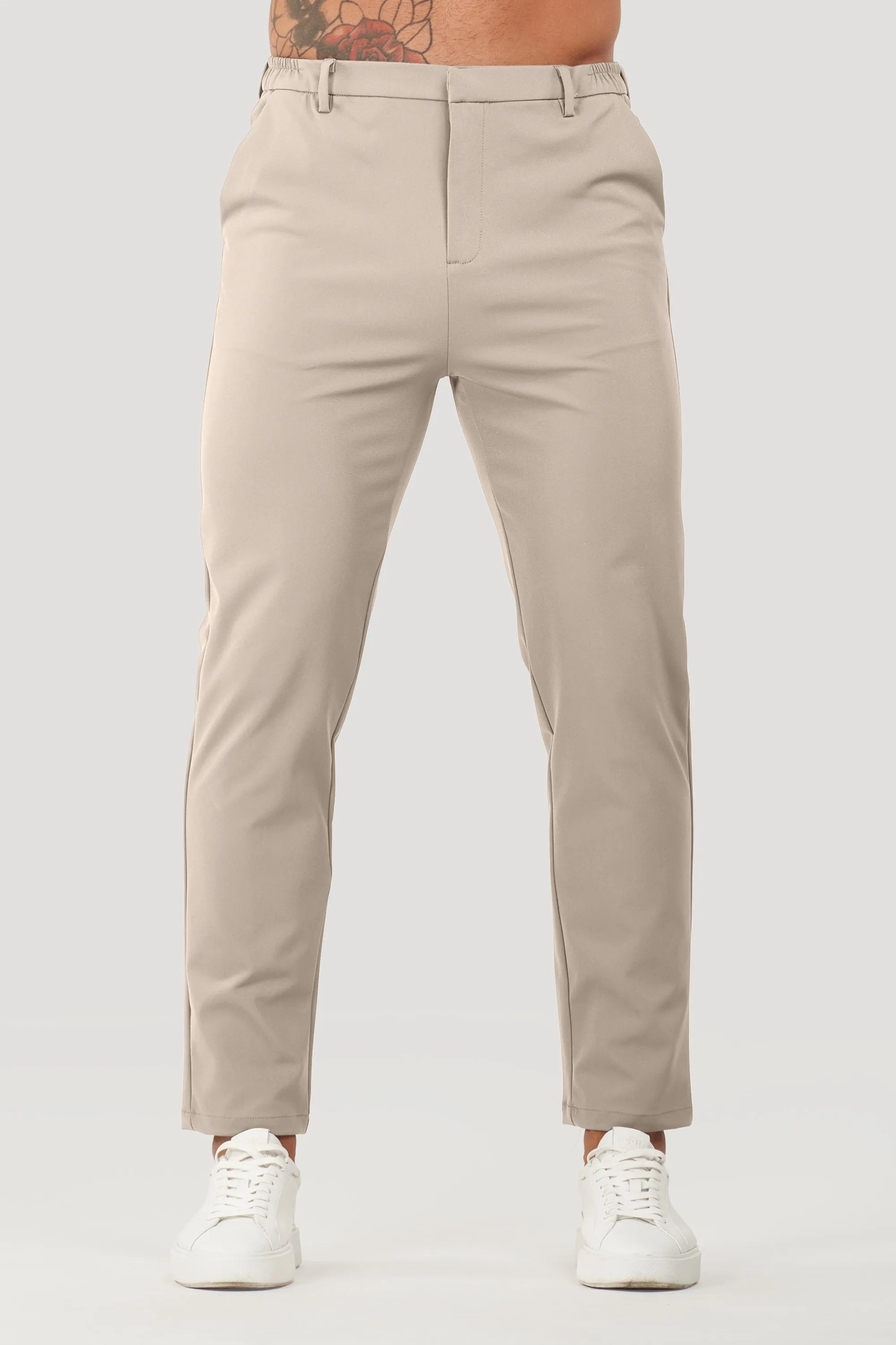 Heren Tailoring Broek Tech Forth Beige