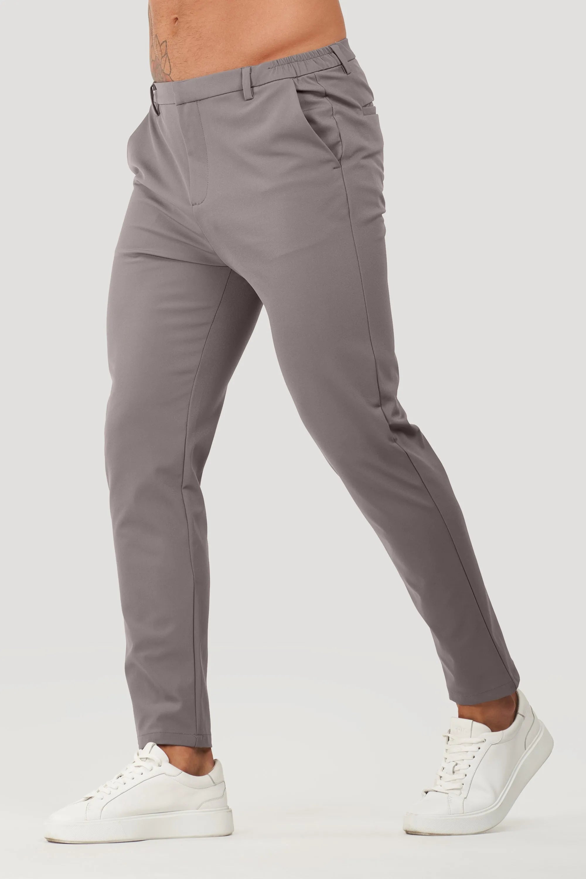Heren Tailoring Broek Tech Forth Grijs